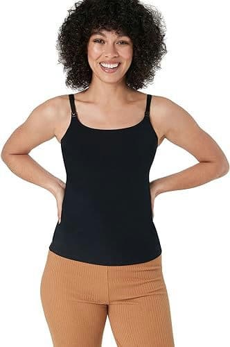 Storq Everyday Pumping & Nursing Tank Top for Breastfeeding Maternity & Postpartum Cami