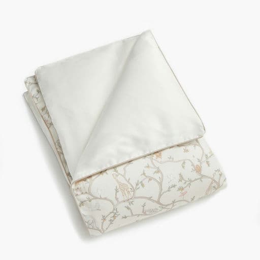 Animal Parade Baby Duvet - Ivory