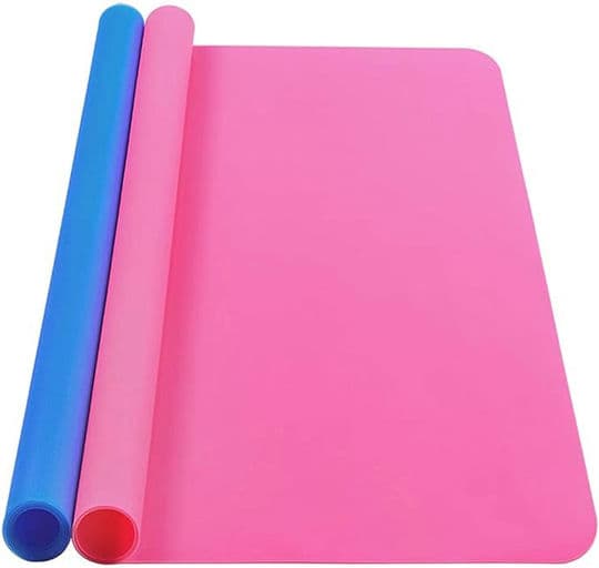 Silicone Mat, IKOCO 15.7"x 11.8" Silicone Craft Mat for Playdough