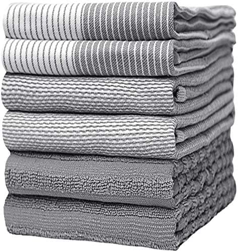 Premium Kitchen, Hand Towels (20”x 28”, 6 Pack)