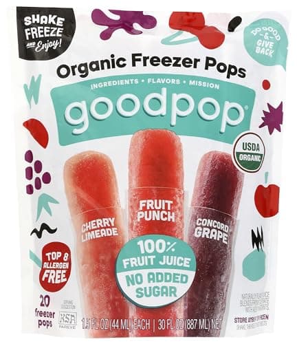 GOODPOP Organic Assorted Freezer Pops
