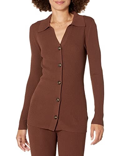The Drop Women's Button Down Sweater