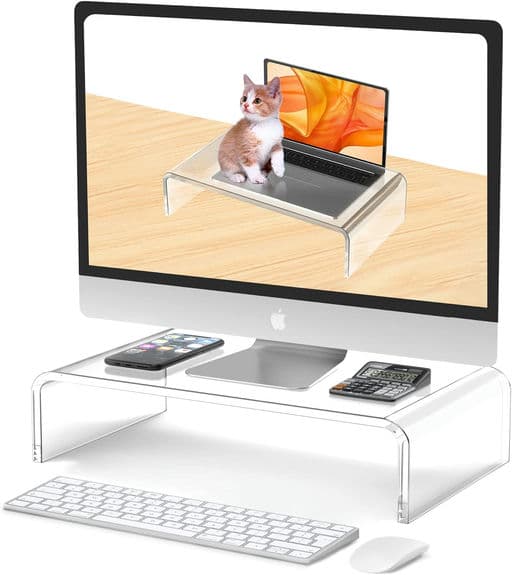 Acrylic Monitor Stand
