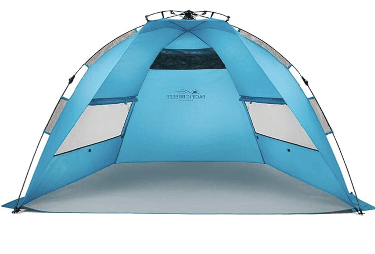 Pacific Breeze Easy Setup Beach Tent