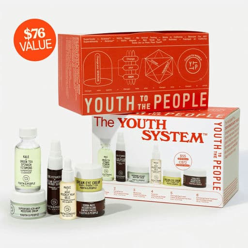 Youth to the People 6-piece mini skincare set