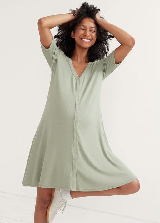 Hatch Ribbed Nursing Dress
