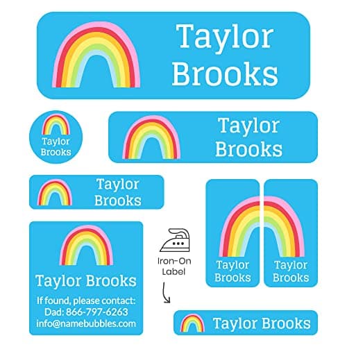 Name Bubbles- Labels, shoe match stickers, clothing