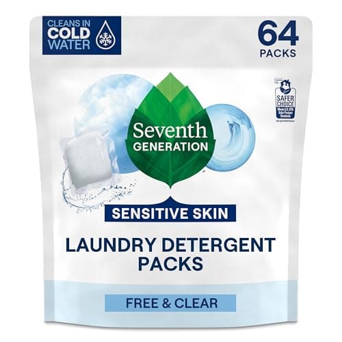 Seventh Generation Laundry Detergent Packs, Free & Clear