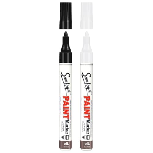 Black & White Oil Based Pain Pen