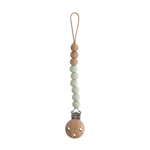 mushie 100% Silicone Baby Pacifier Clip