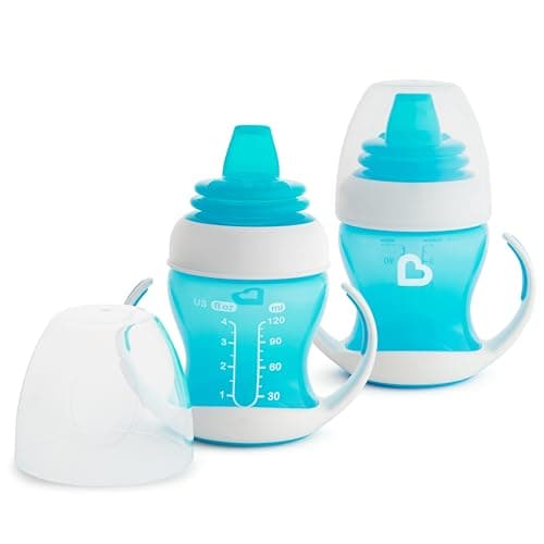 Munchkin 2 Piece Gentle Transition Trainer Cup, 4 Ounce