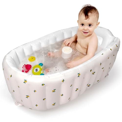 Mink Inflatable Baby Bathtub with Built-in Air Pump