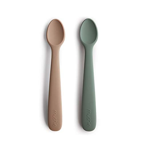 Mushie Silicone Baby Feeding Spoons