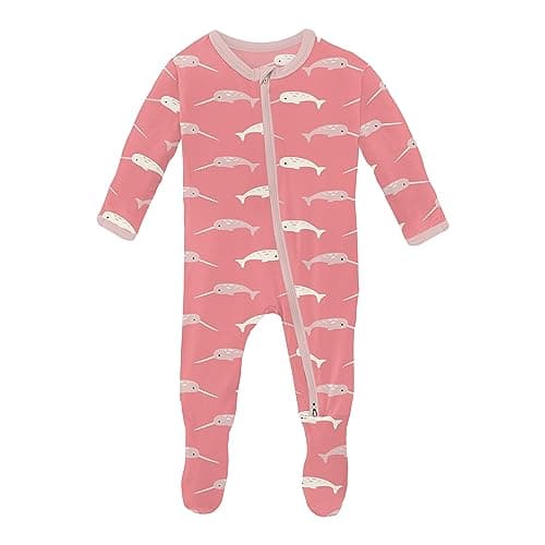 KicKee Pants Print Footie with Zipper