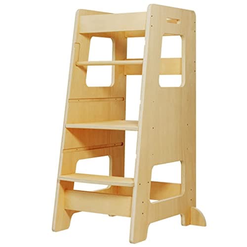 WOOD CITY Kitchen Step Stool