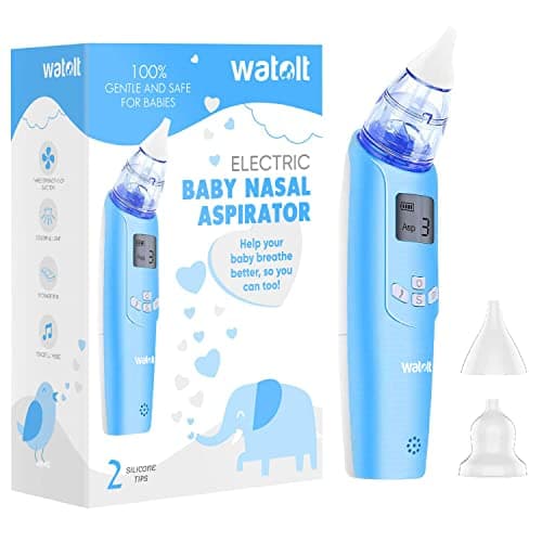 Watolt Baby Nasal Aspirator - Electric Nose Suction for Baby - Automatic Booger Sucker for Infants