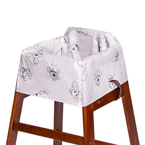 J.L. Childress Disney Baby by Disposable Restaurant High Chair Cover Individually Wrapped for Travel Convenience