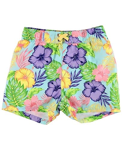 RUGGEDBUTTS Baby/Toddler Boys Swim Trunks w/Adjustable Waist