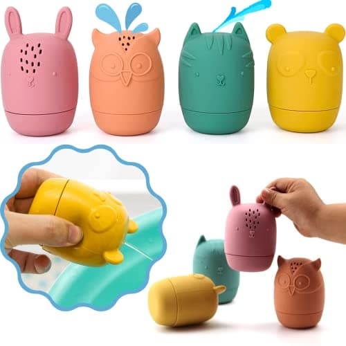 Bumble Bear Mold Free Silicone Bath Toys