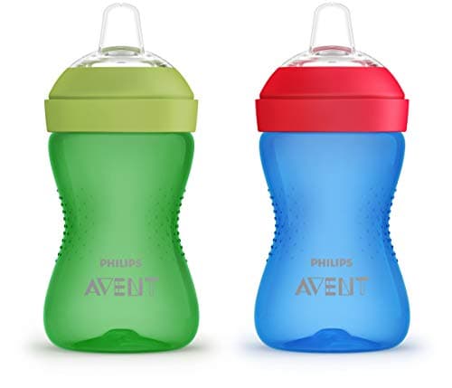 Philips Avent My Grippy Spout Sippy Cup with Soft Spout and Leak-Proof Design