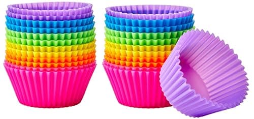 Round Reusable Silicone Baking Cups