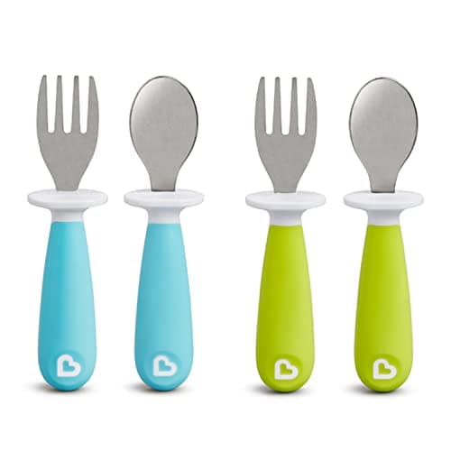 Munchkin Raise 4 Pack Toddler Fork and Spoon