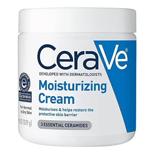 CeraVe Moisturizing Cream | Body and Face Moisturizer for Dry Skin | Body Cream with Hyaluronic Acid and Ceramides