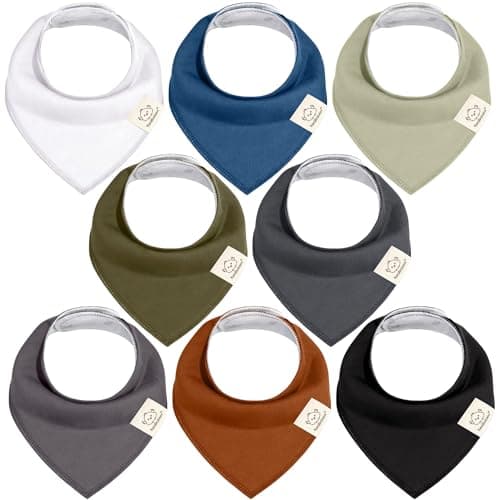Organic Baby Bandana Drool Bibs (KeaBabies)