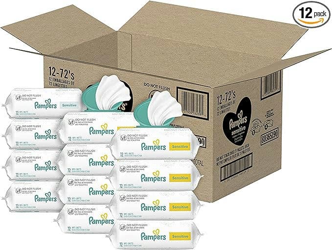 Pampers Sensitive Water Based Baby Diaper Wipes