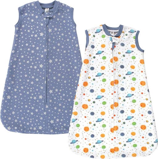 Unisex BabyPremium Quilted Sleeveless Sleeping Bag and Wearable Blanket