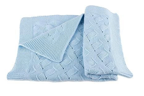 Boys Luxury 100% Cashmere Baby Blanket