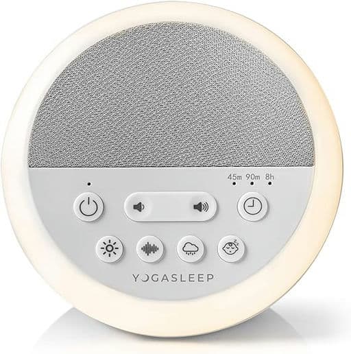 Yogasleep Nod White Noise Sound Machine, With Soft Night Light & Sleep Timer