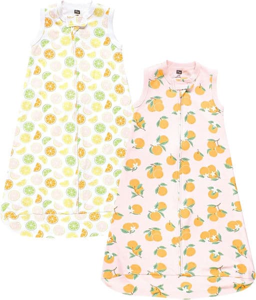 Hudson Baby Unisex BabyInterlock Cotton Sleeveless Sleeping Bag