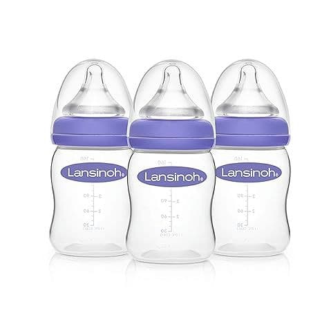 Lansinoh Baby Bottles for Breastfeeding Babies, 5 ounces
