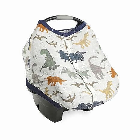 Little Unicorn 100% Cotton Muslin Car Seat Canopy