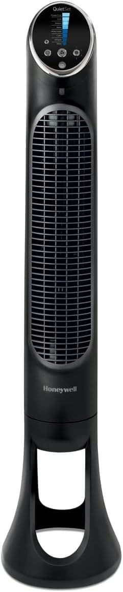 Honeywell QuietSet Tower Fan 8 Speed - Black