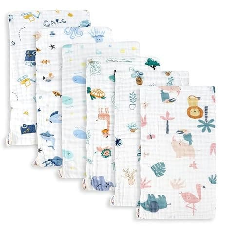 Maliton Muslin Baby Burp Cloths