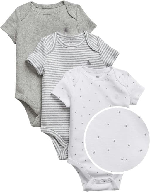 GAP unisex-baby First Favourite Short Sleeve Bodysuit