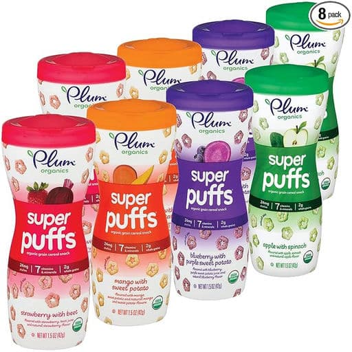 Plum Organics Super Puffs Variety Pack