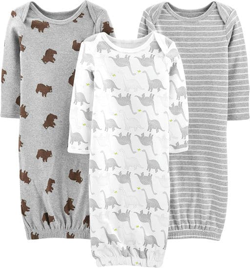 Simple Joys by Carter's Unisex Babies' Cotton Sleeper Gown