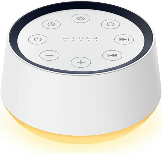 Sound Machine with 30 Soothing Sounds 12 Colors Night Light White Noise Machine