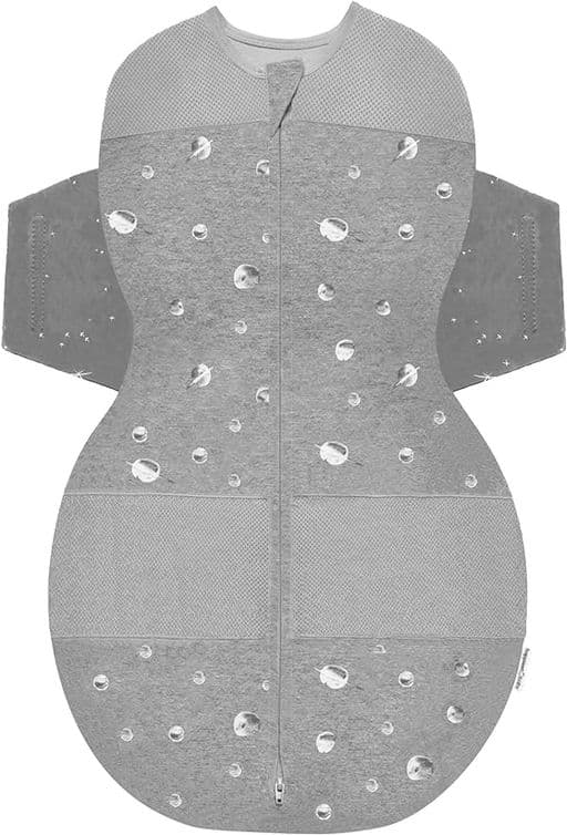Happiest Baby SNOO Sleep Sack - 100% Organic Cotton Baby Swaddle Blanket - Doctor Designed Promotes Healthy Hip Development