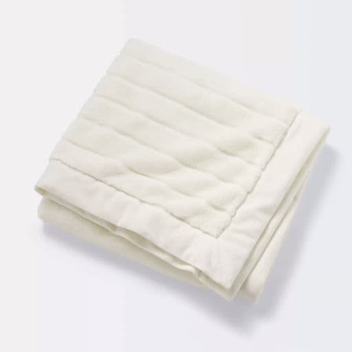 Faux Fur with Channel Carving Baby Blanket