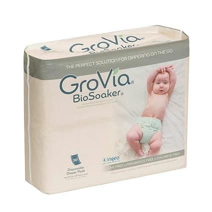 GroVia Disposable BioSoaker Pad for Baby Cloth Diapering