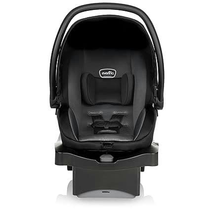 Evenflo LiteMax 35 Infant Car Seat, Lightweight, Extended Use, Belt Lock-Off, Ergonomic Handle
