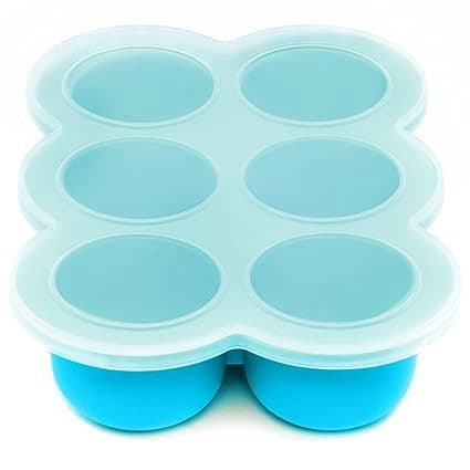 WeeSprout Silicone Freezer Tray with Clip on Lid