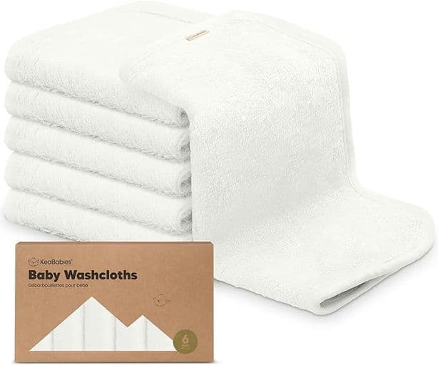6-Pack Organic Baby Washcloths