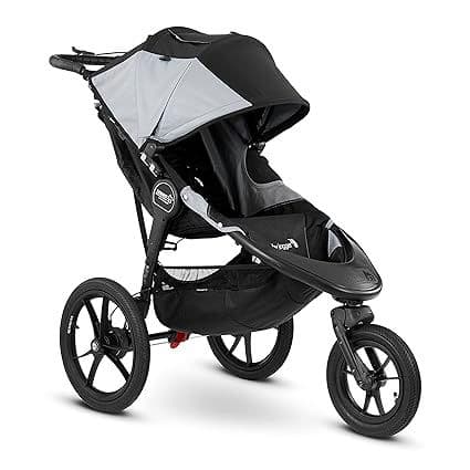 Summit X3 Jogging Stroller - 2016 | Air-Filled Rubber Tires | All-Wheel Suspension | Quick Fold Jogging Stroller, Black/Gray
