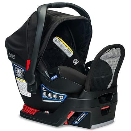 B-Safe Endeavours Infant Car Seat - Rear Facing | 4 to 35 Pounds - Reclinable Base, 3 Layer Impact Protection, Circa