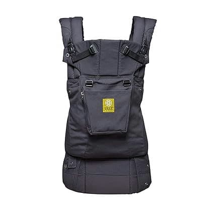 Complete Original 6-in-1 Ergonomic Baby and Child Carrier, Charcoal/Black - 100% Cotton